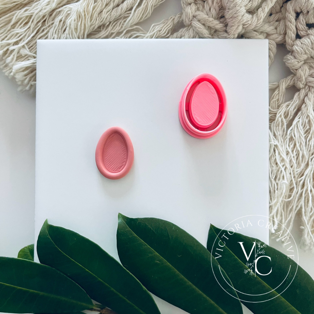 EASTER EMBOSSING CUTTER 20 - POLYMER CLAY CUTTER - EASTER COLLECTION EGG