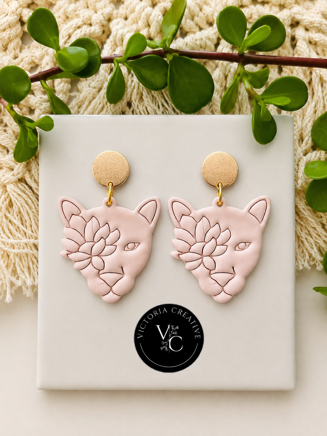 FLORAL CHEETAH CUTTER (SET OF 2)