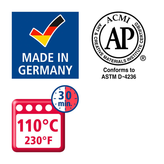 FIMO PROFESSIONAL RED - POLYMER CLAY - 85G BLOCK