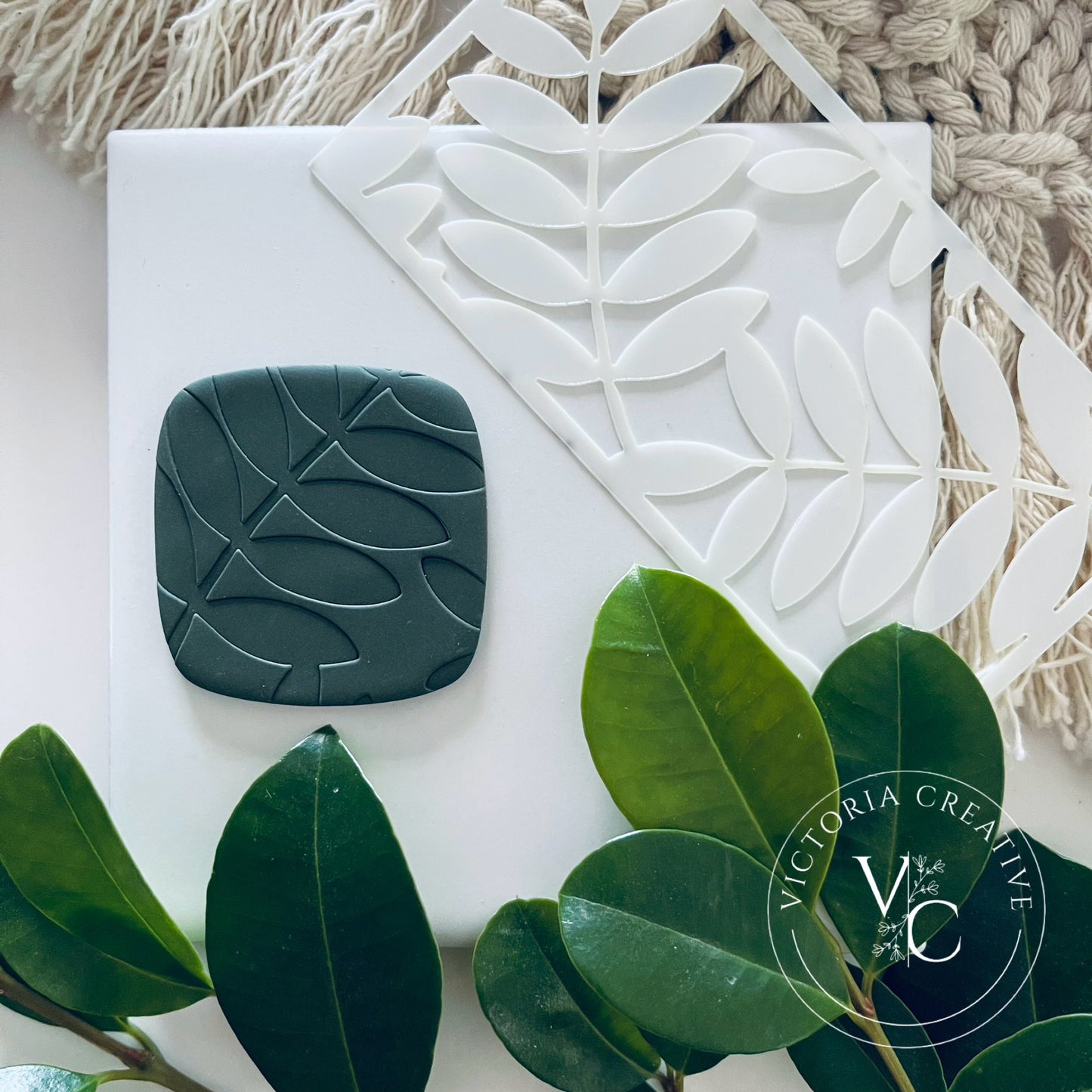 MINI CLAY STENCIL - 17 - FLORAL COLLECTION