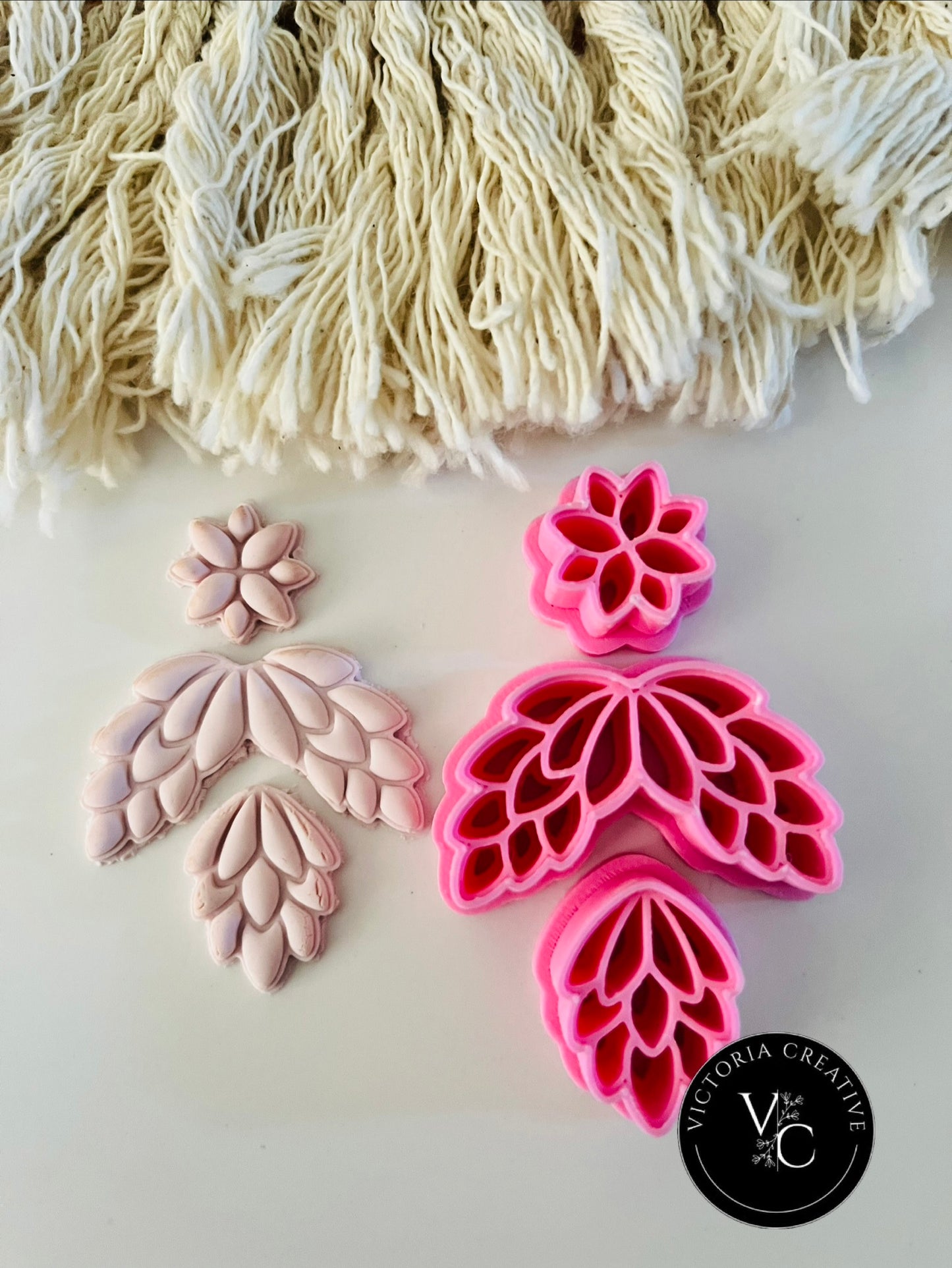 COMBO 46 - POLYMER CLAY CUTTERS (SET OF 3)