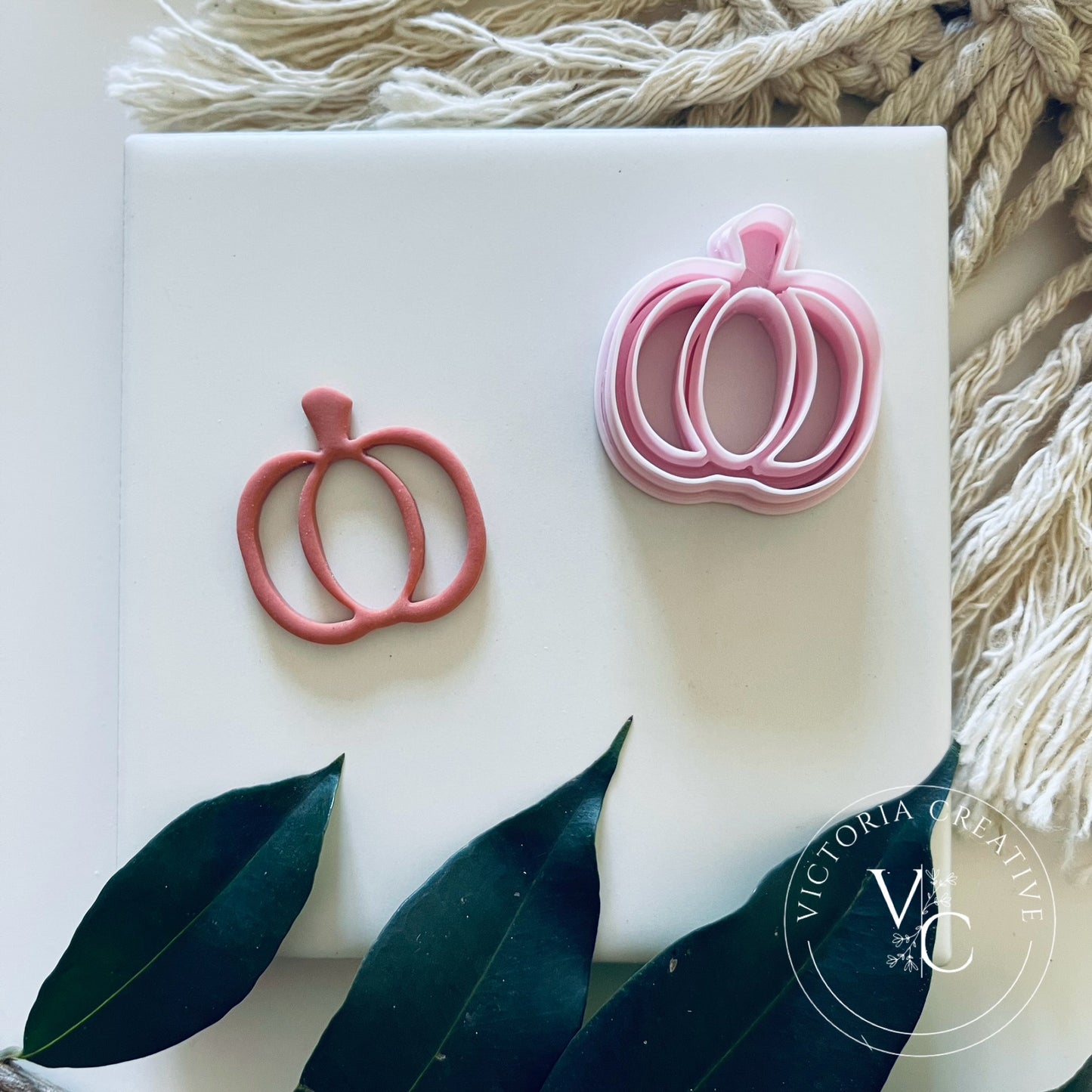 PUMPKIN POLYMER CLAY CUTTER - BOHO SPRING COLLECTION