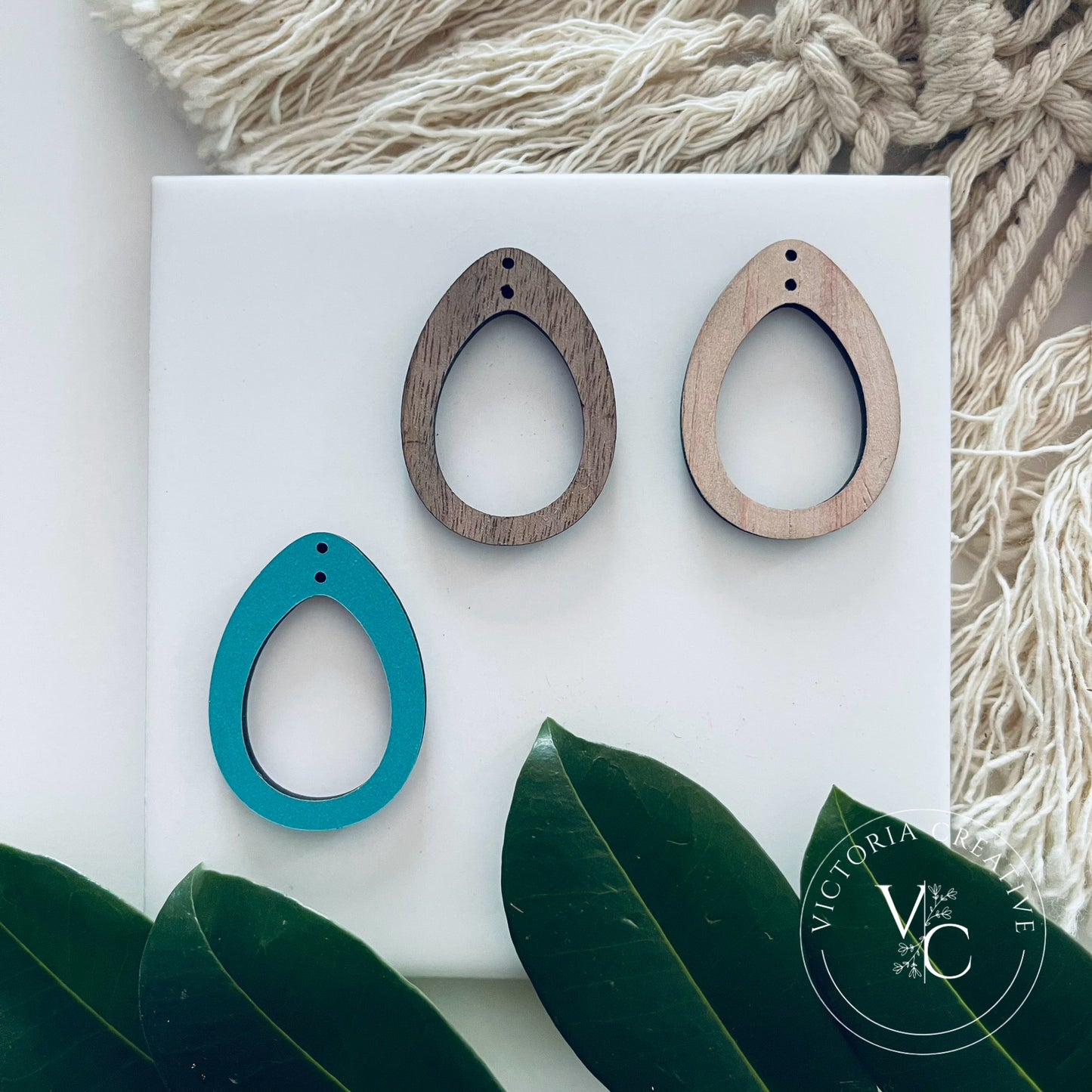 EGG DOUBLE - WOOD FINDINGS - EASTER COLLECTION