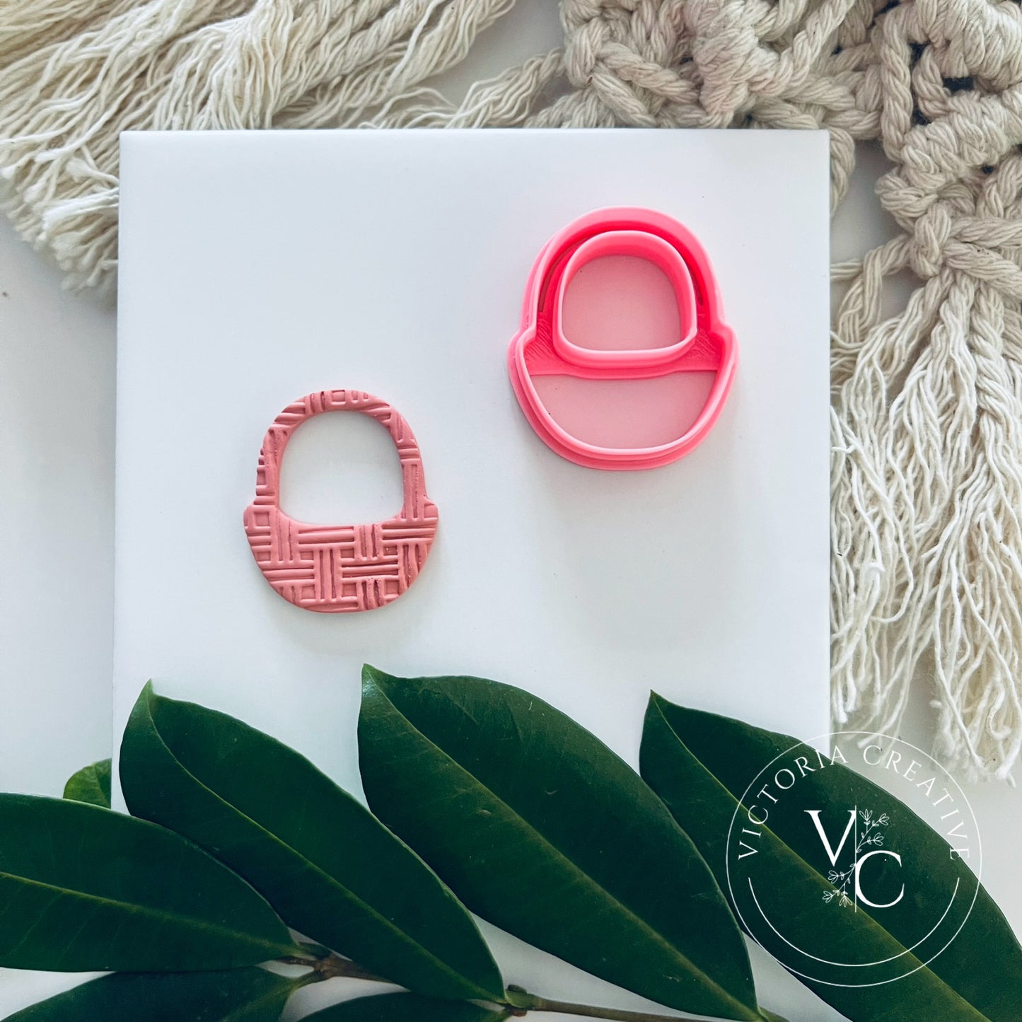 BASKET - POLYMER CLAY CUTTER - EASTER COLLECTION
