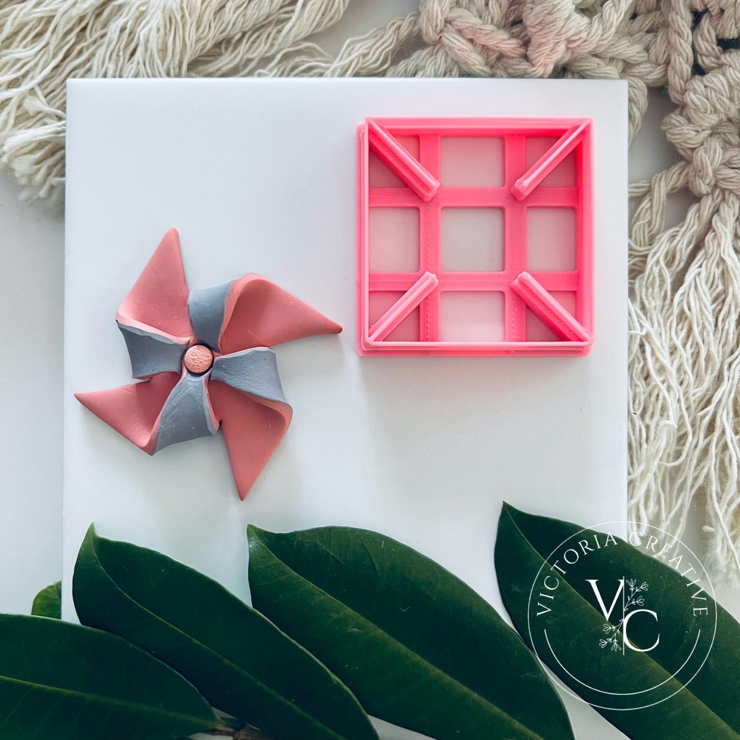 CLAY WINDMILL BUILDER - POLYMER CLAY CUTTER - EASTER COLLECTION