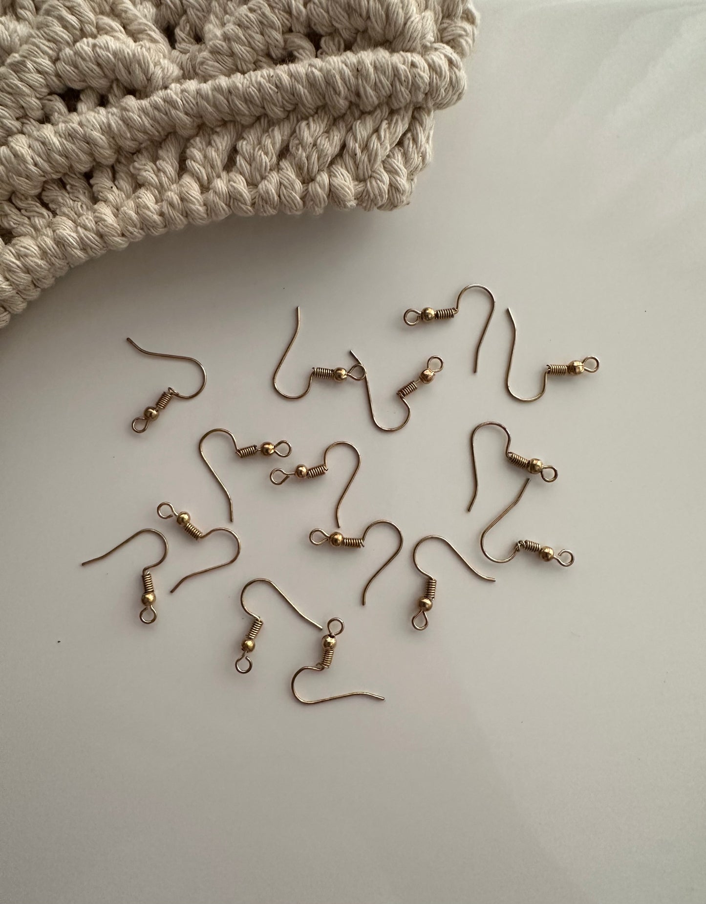KC GOLD EARRING HOOKS - STAINLESS STEEL - JEWELLERY FINDINGS