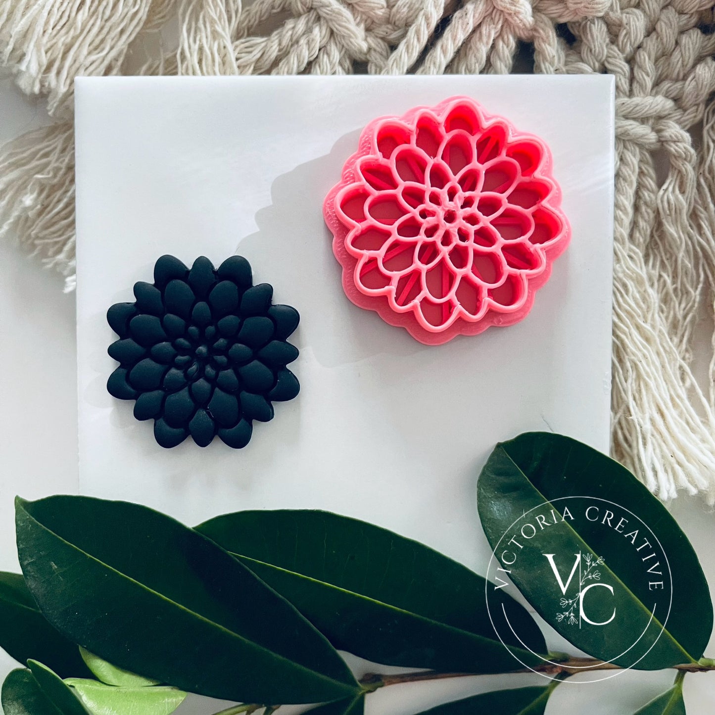EMBOSSING CUTTER 140 - POLYMER CLAY CUTTER - FLORAL COLLECTION - BOHO FLOWER