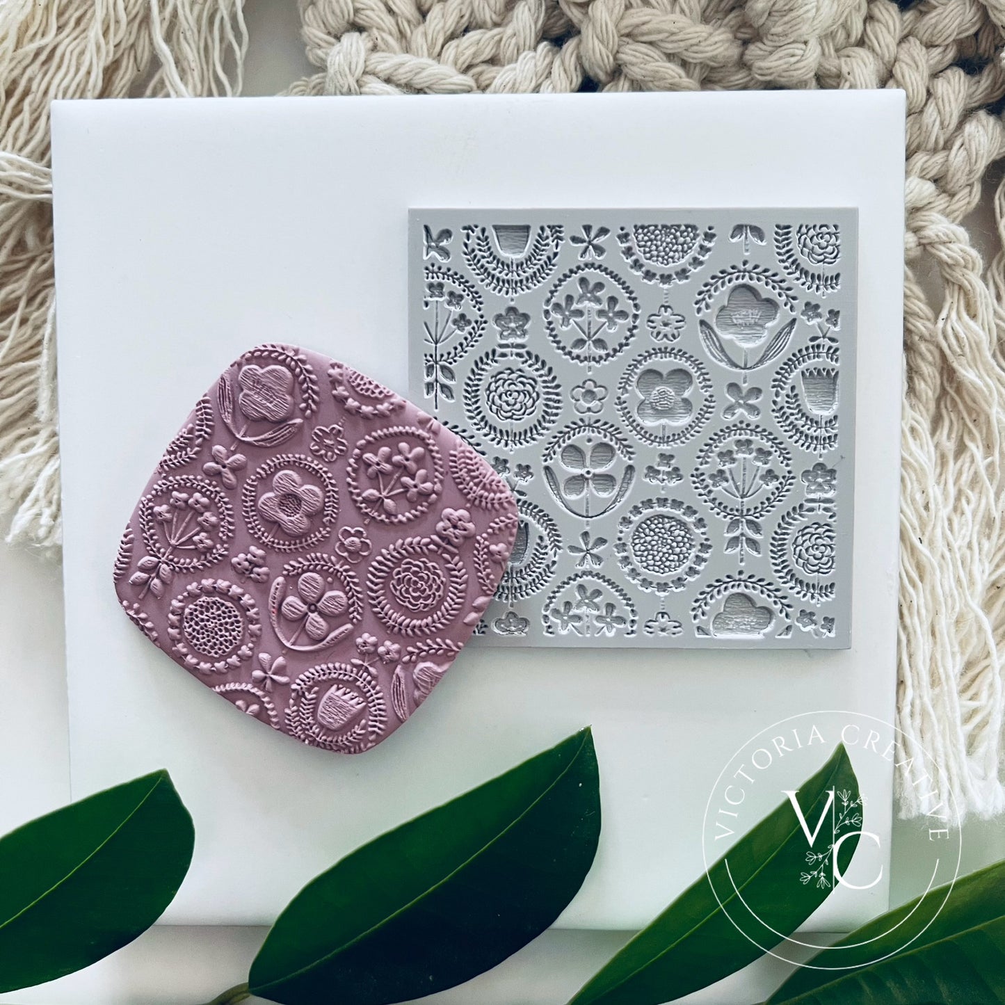 MINI FLEXI TEXTURE TILE 28 - FLORAL COLLECTION