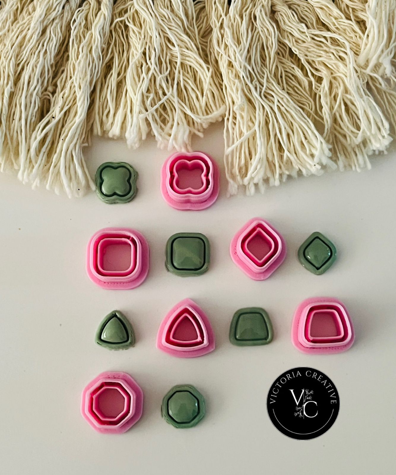 STUD SET 15 (SET OF 6) - POLYMER CLAY CUTTERS