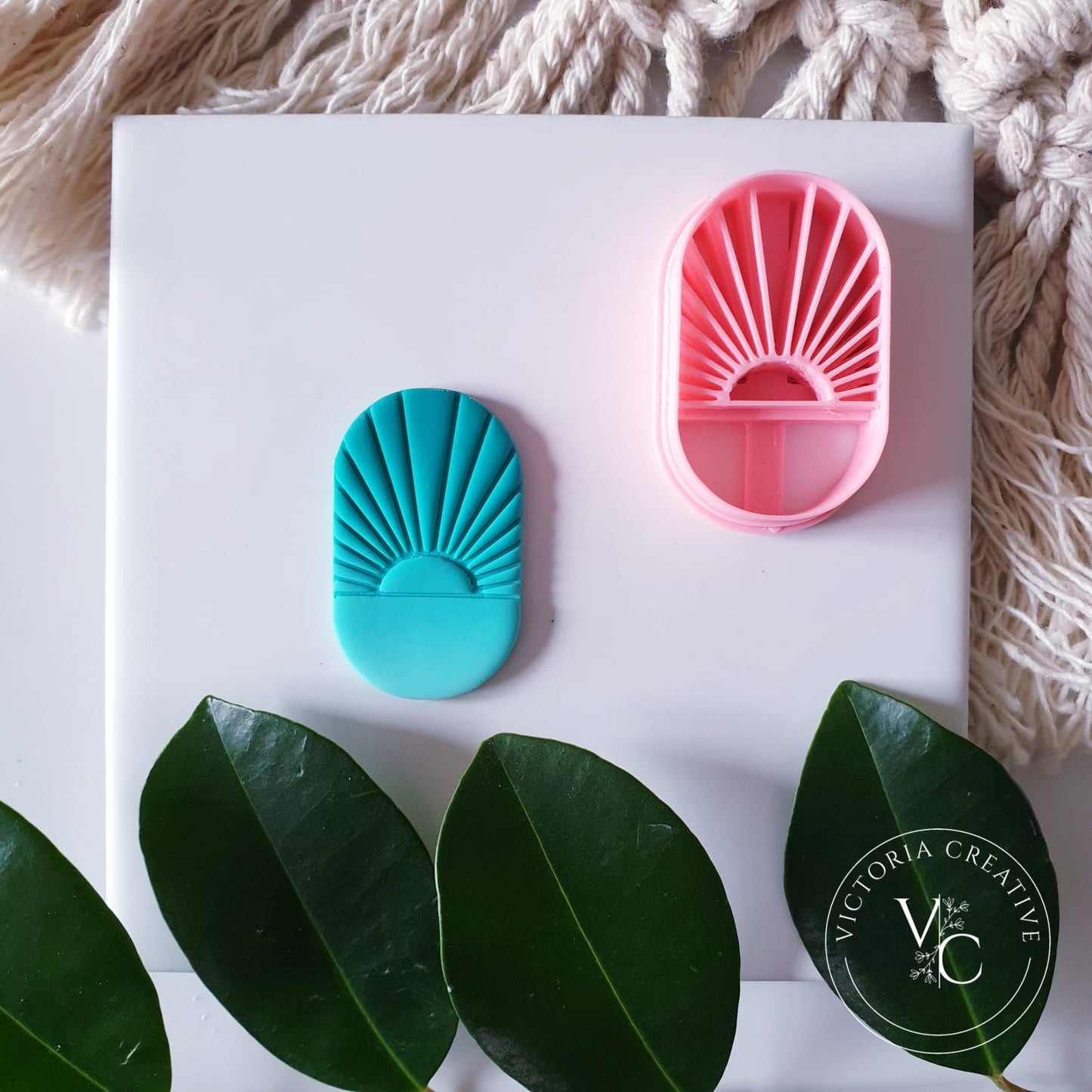 EMBOSSING CUTTER 95 - POLYMER CLAY CUTTER - INTO THE WILD - SUNSET