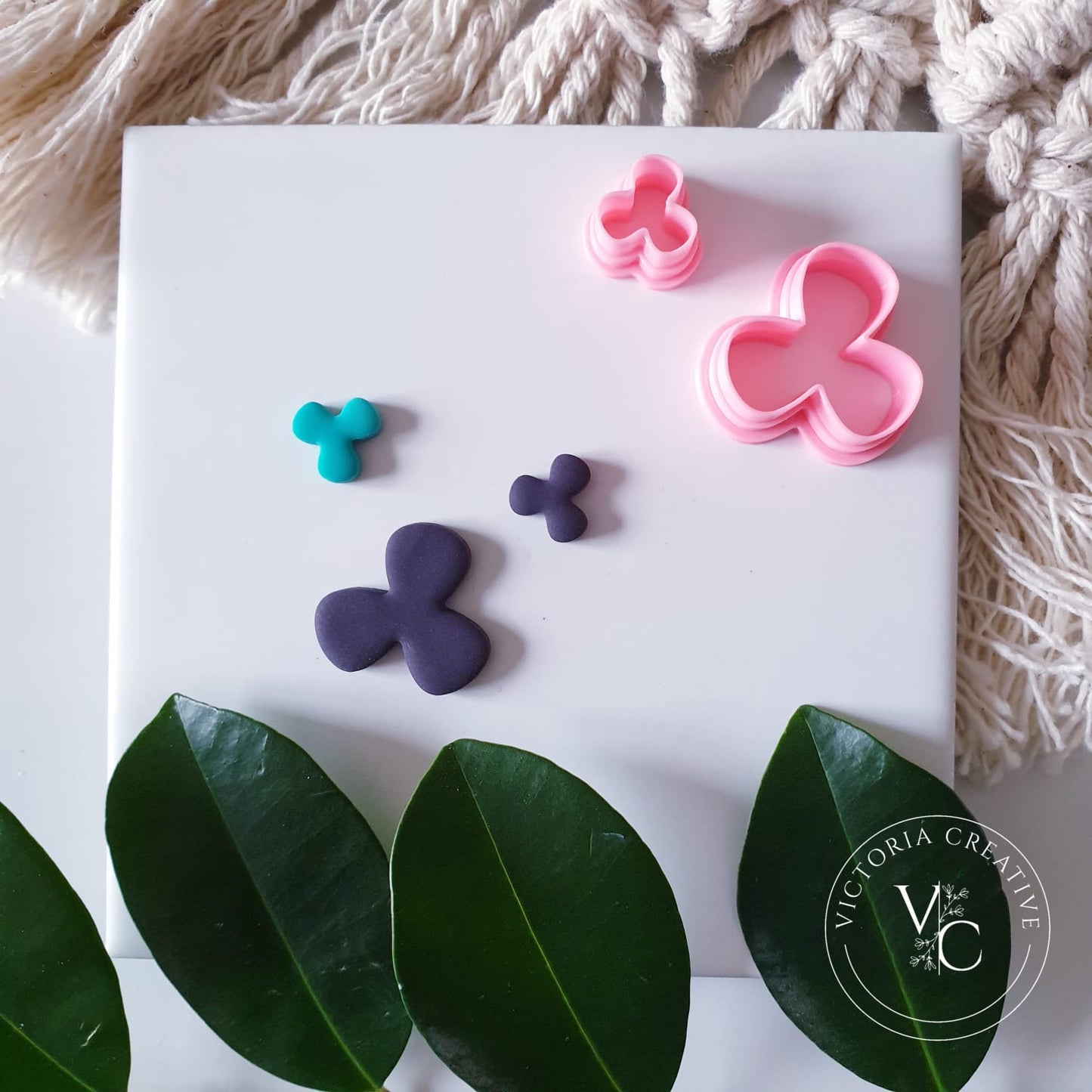 3 PETAL FLOWER - POLYMER CLAY CUTTERS - INTO THE WILD