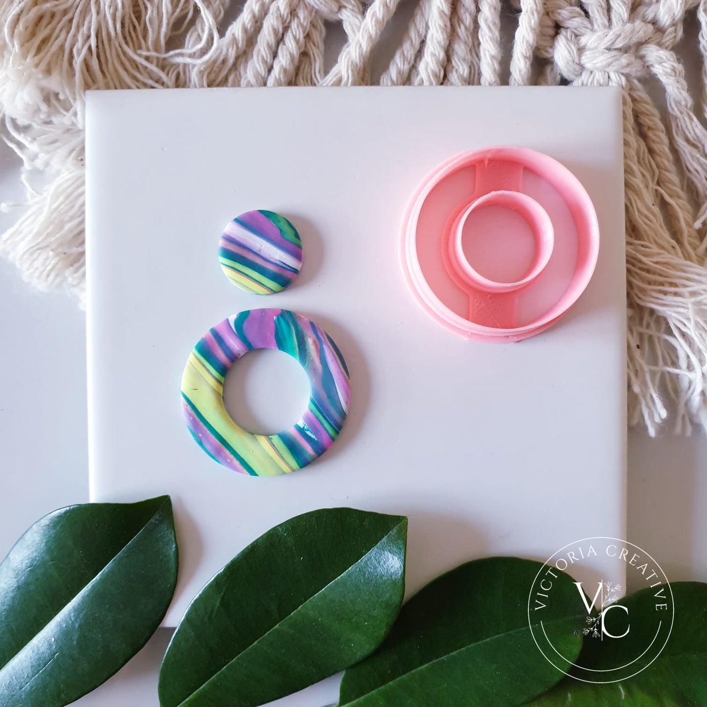 DONUT 1 - POLYMER CLAY CUTTERS - RETRO COLLECTION