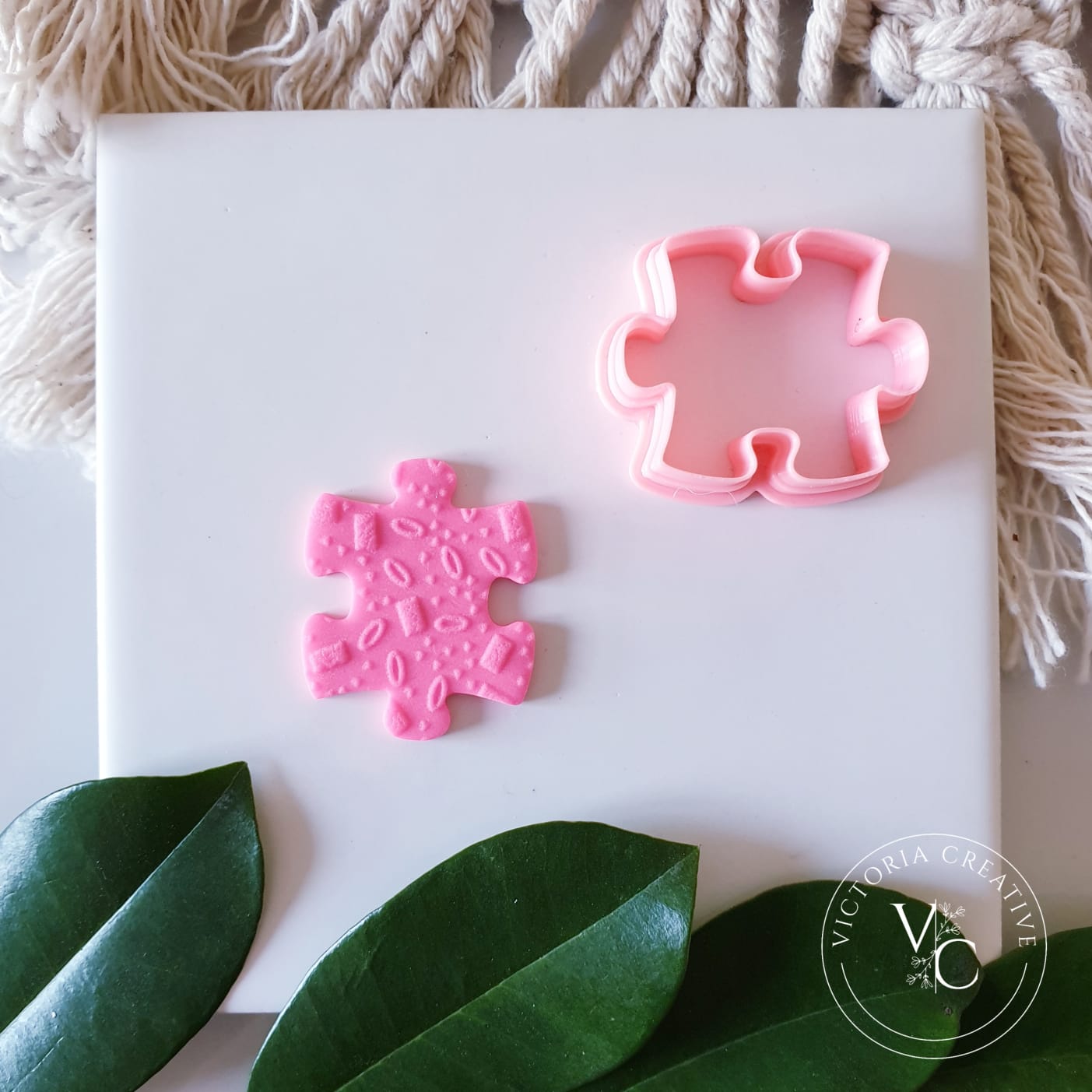 PUZZLE - POLYMER CLAY CUTTERS - RETRO COLLECTION