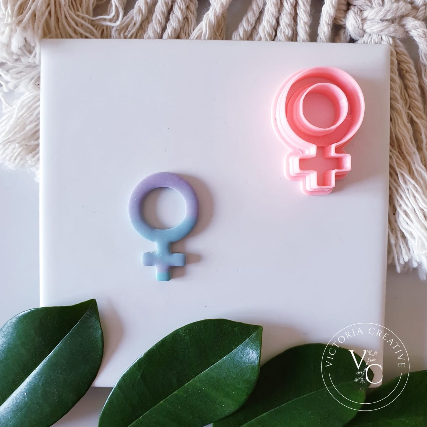 FEMALE SIGN - POLYMER CLAY CUTTERS - RETRO COLLECTION