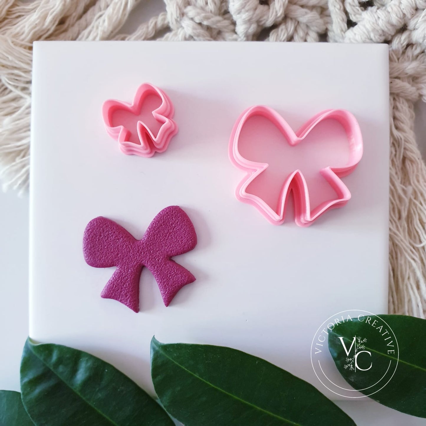 BOW 01 - POLYMER CLAY CUTTERS - CHRISTMAS 2023