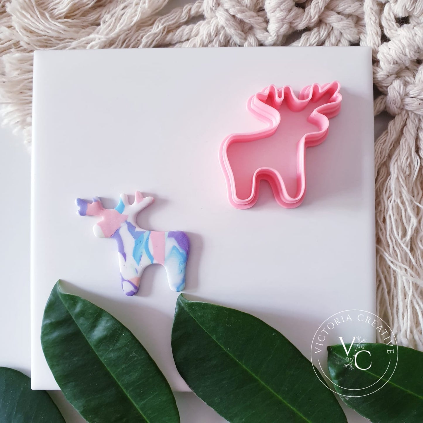 VIXEN (SET OF 2) - POLYMER CLAY CUTTERS - CHRISTMAS 2023