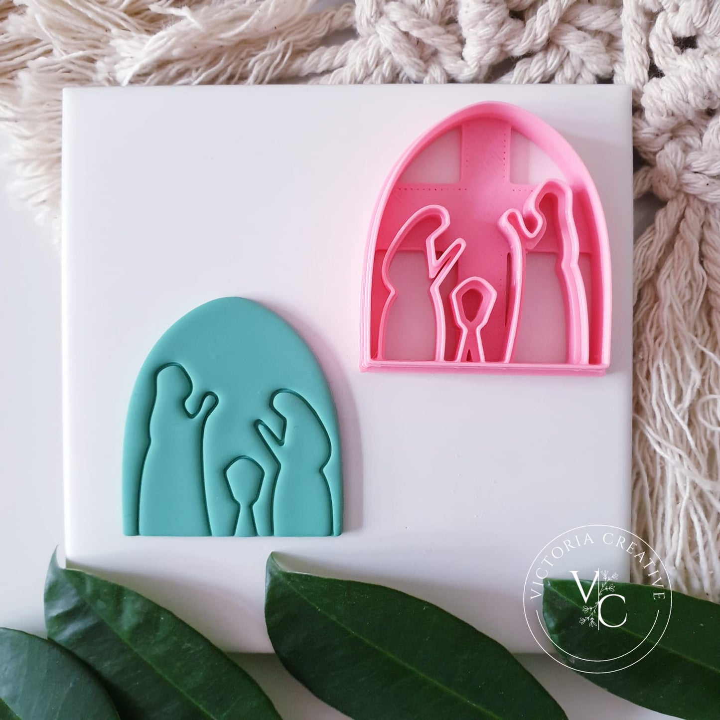 EMBOSSING CUTTER 122 - POLYMER CLAY CUTTER - CHRISTMAS 2023 BIBLE SCENE