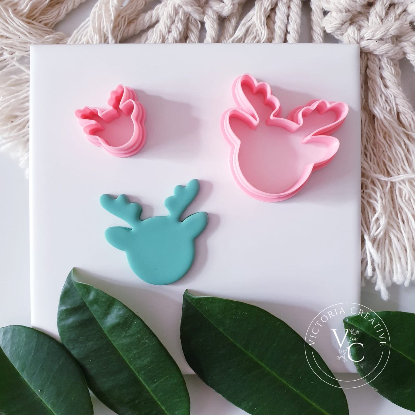 RUDOLPH - POLYMER CLAY CUTTERS - CHRISTMAS 2023