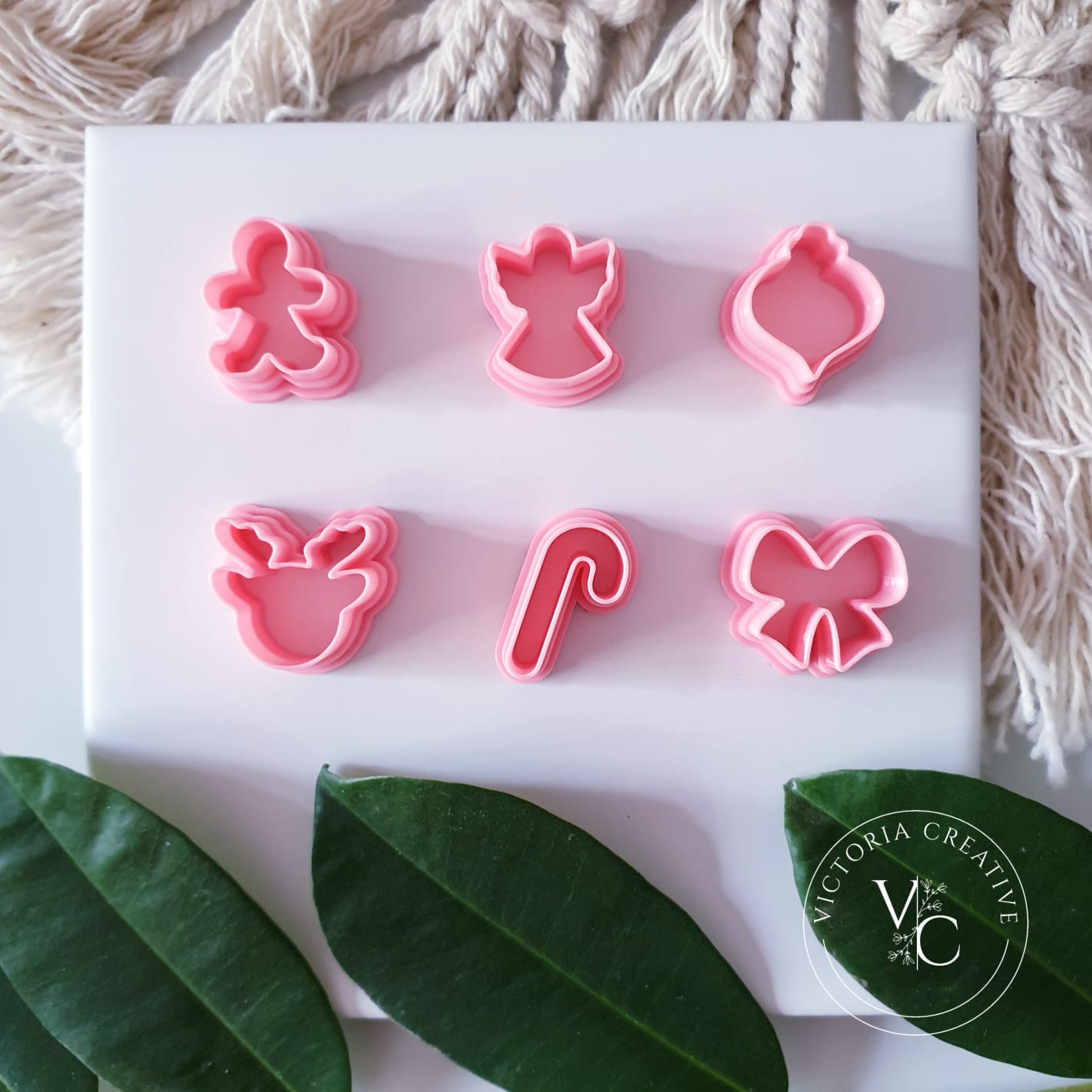 STUD SET 14 (SET OF 6) - POLYMER CLAY CUTTERS - CHRISTMAS 2023