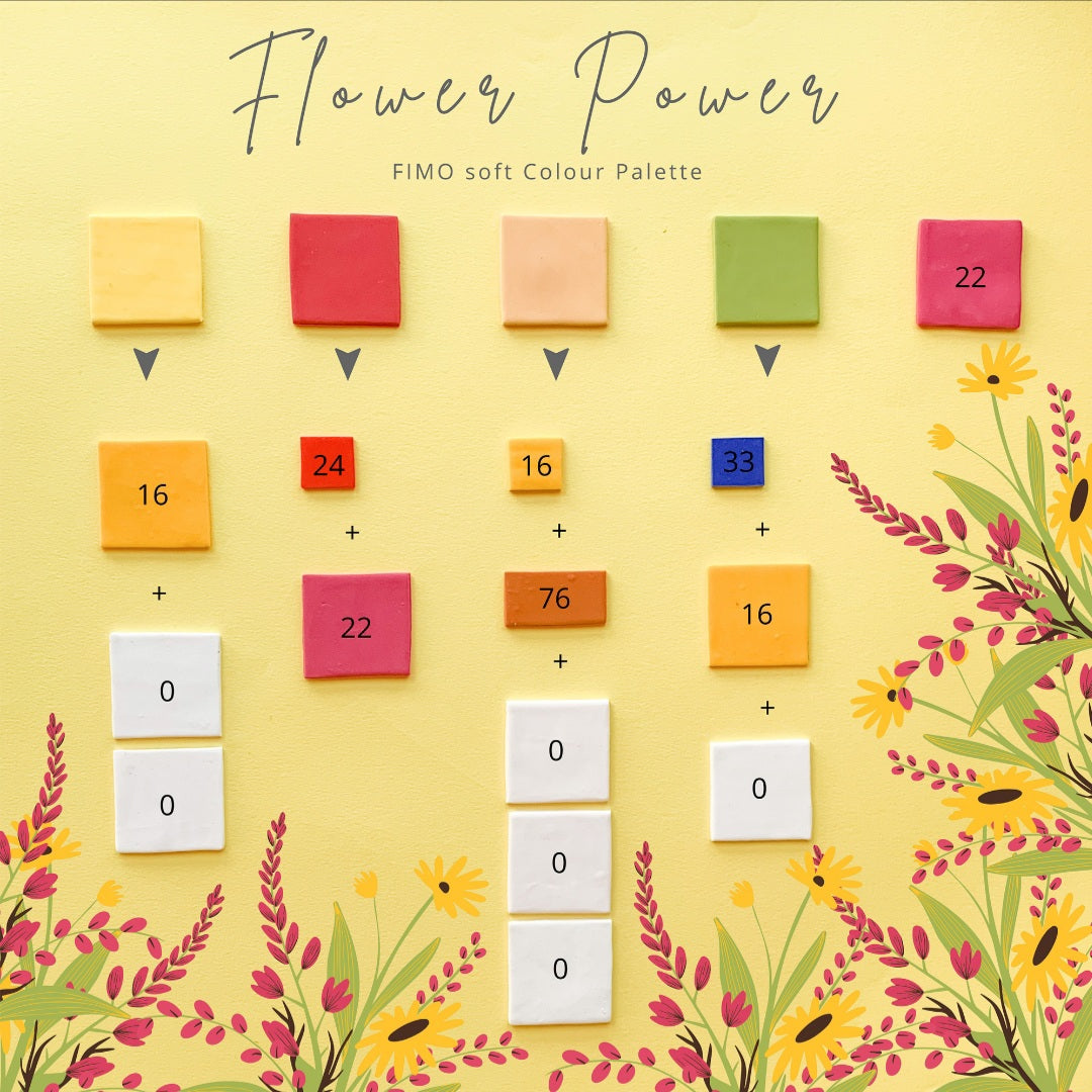 FLOWER POWER COLOUR RECIPES