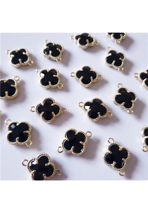 BLACK CRYSTAL FINDINGS - NICKEL FREE