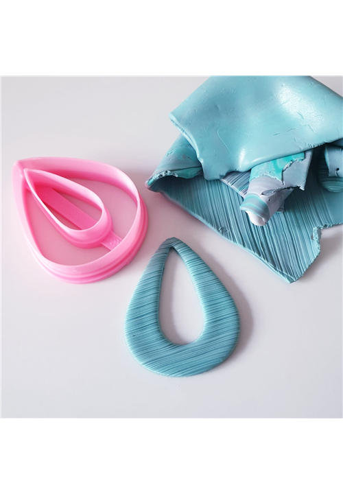 DOUBLE DROP - POLYMER CLAY CUTTER