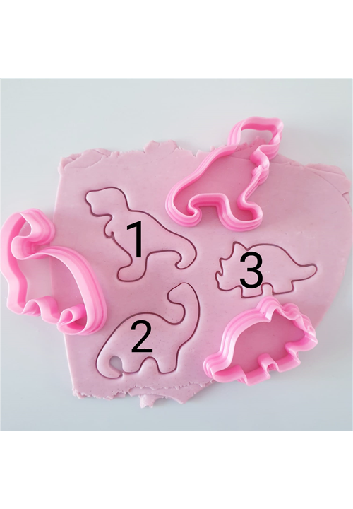 DINOSAUR (SET OF 2) - POLYMER CLAY CUTTER