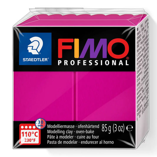 FIMO PROFESSIONAL MAGENTA - POLYMER CLAY - 85G BLOCK