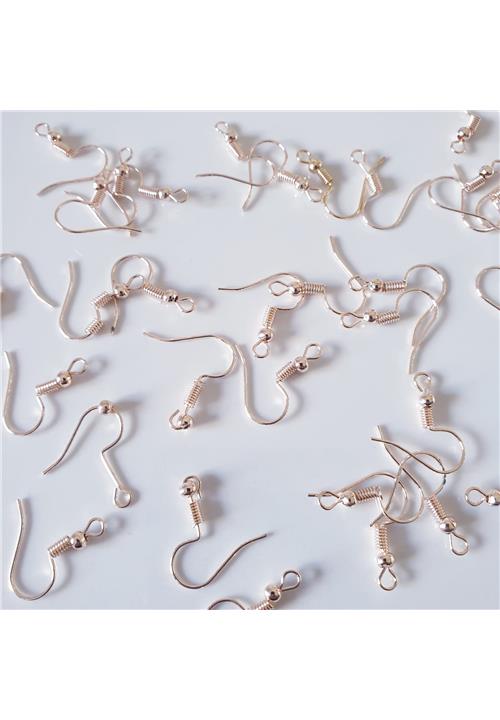 ROSE GOLD EARRING HOOKS - NICKEL FREE - JEWELLERY FINDINGS