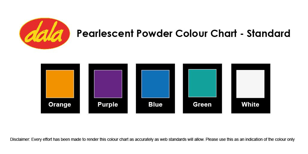 PEARLESCENT POWDERS - STANDARD COLOURS