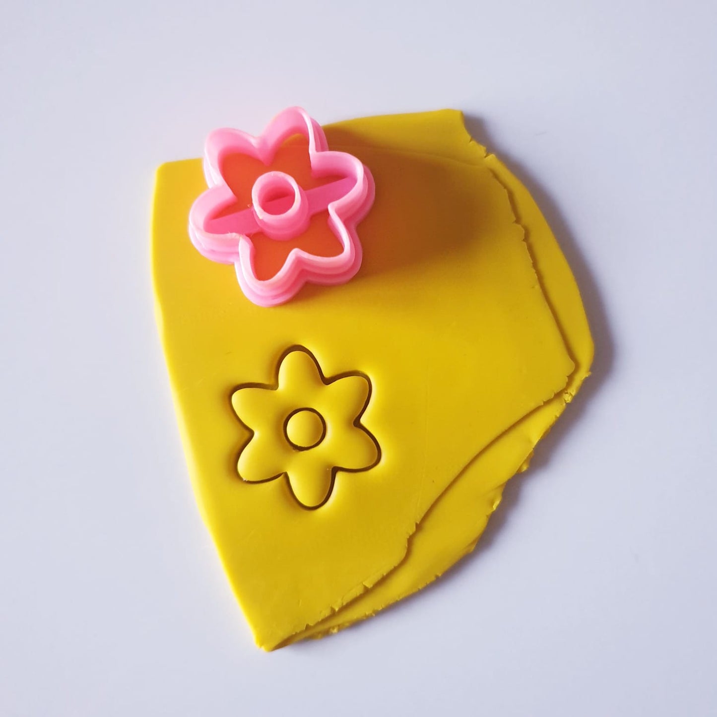 6 PETAL FLOWER DOUBLE CUTTER - POLYMER CLAY CUTTERS