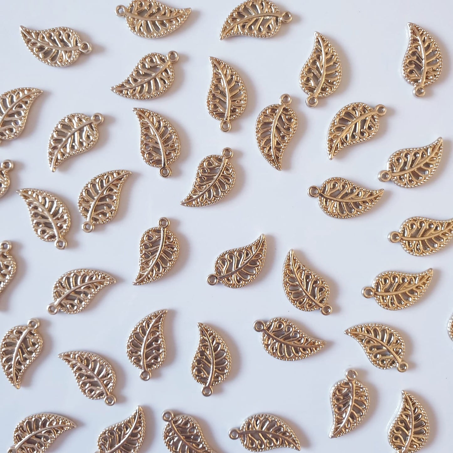 GOLD LEAVES 1 - NICKEL FREE - JEWELLERY FINDINGS