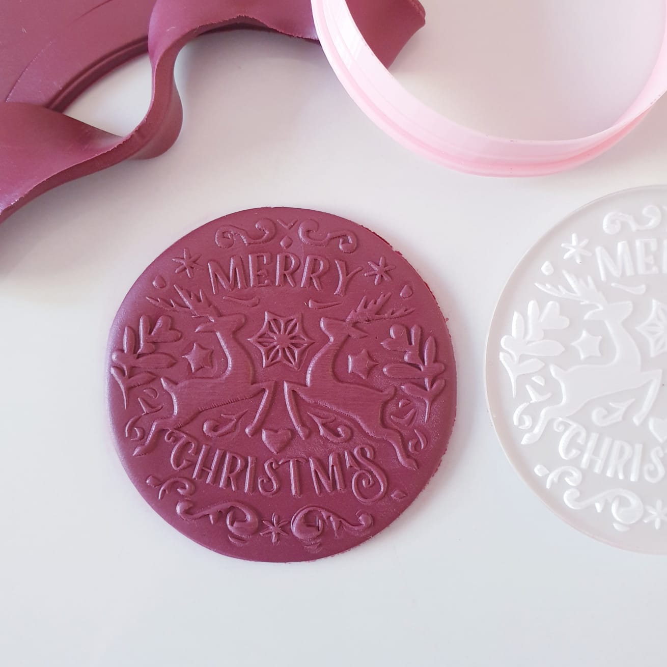 MERRY CHRISTMAS ORNAMENT STAMP 01 -Embossing Stamp - CHRISTMAS 2022