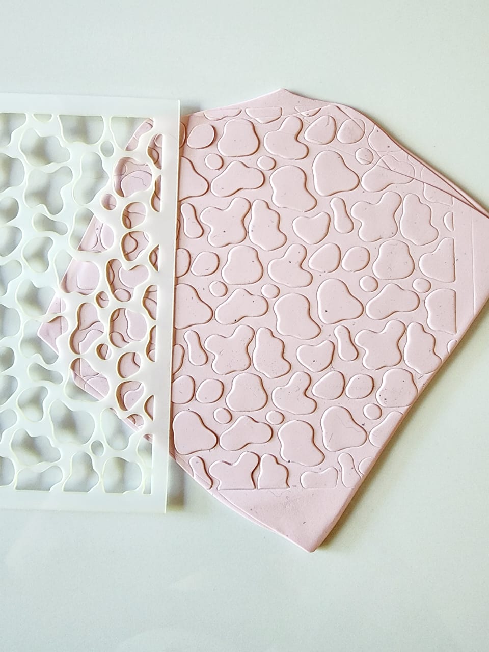 CLAY STENCIL - 10 - COW PRINT