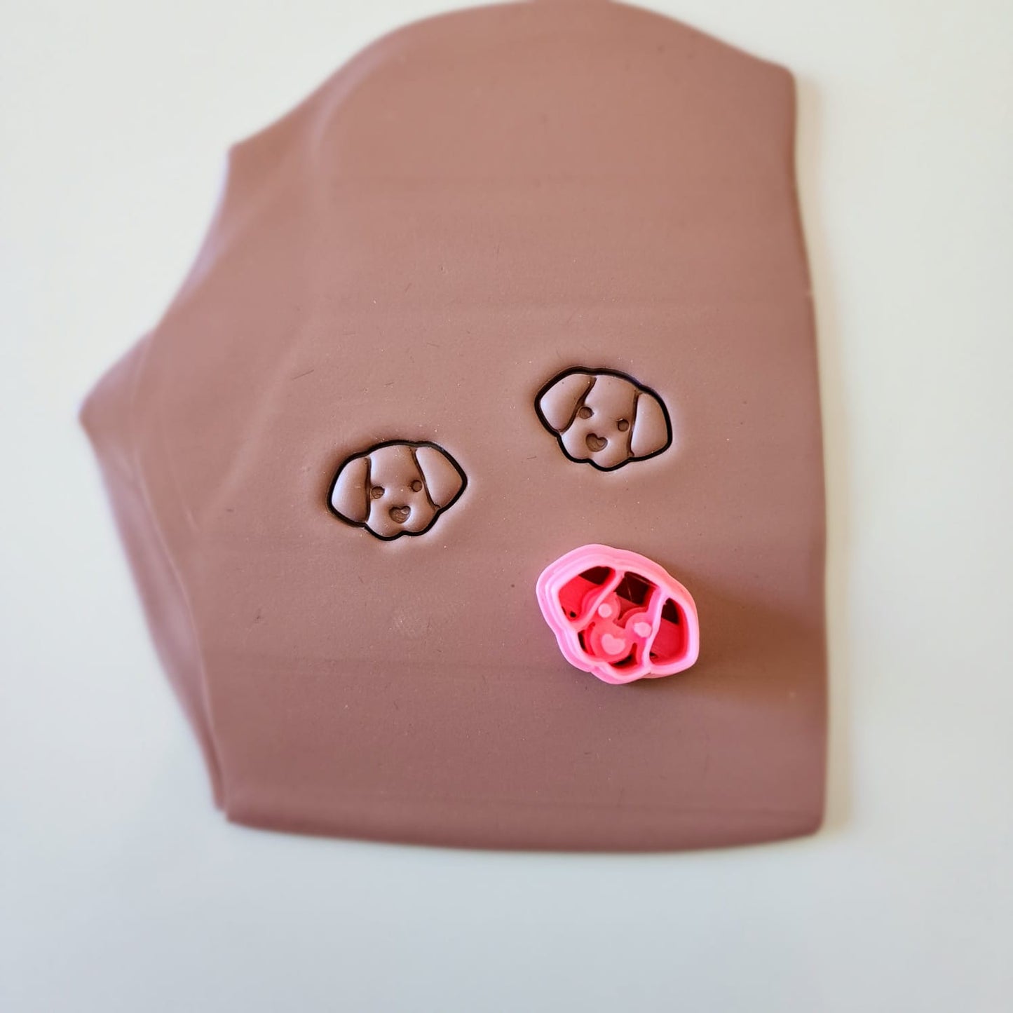 EMBOSSING CUTTER 60 - POLYMER CLAY CUTTER - PUPPY/DOG