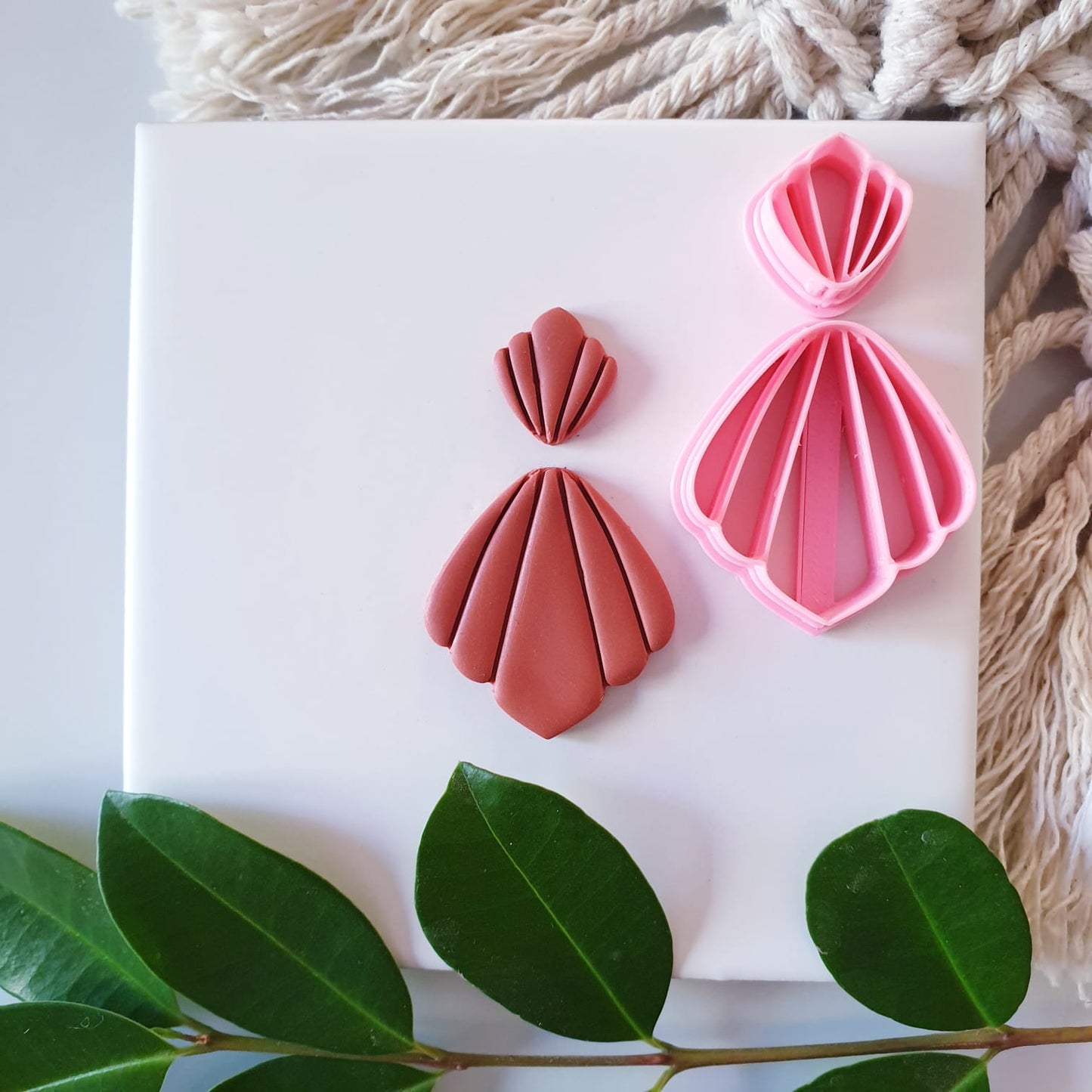 EMBOSSING CUTTER 75 (SET OF 2) - POLYMER CLAY CUTTER