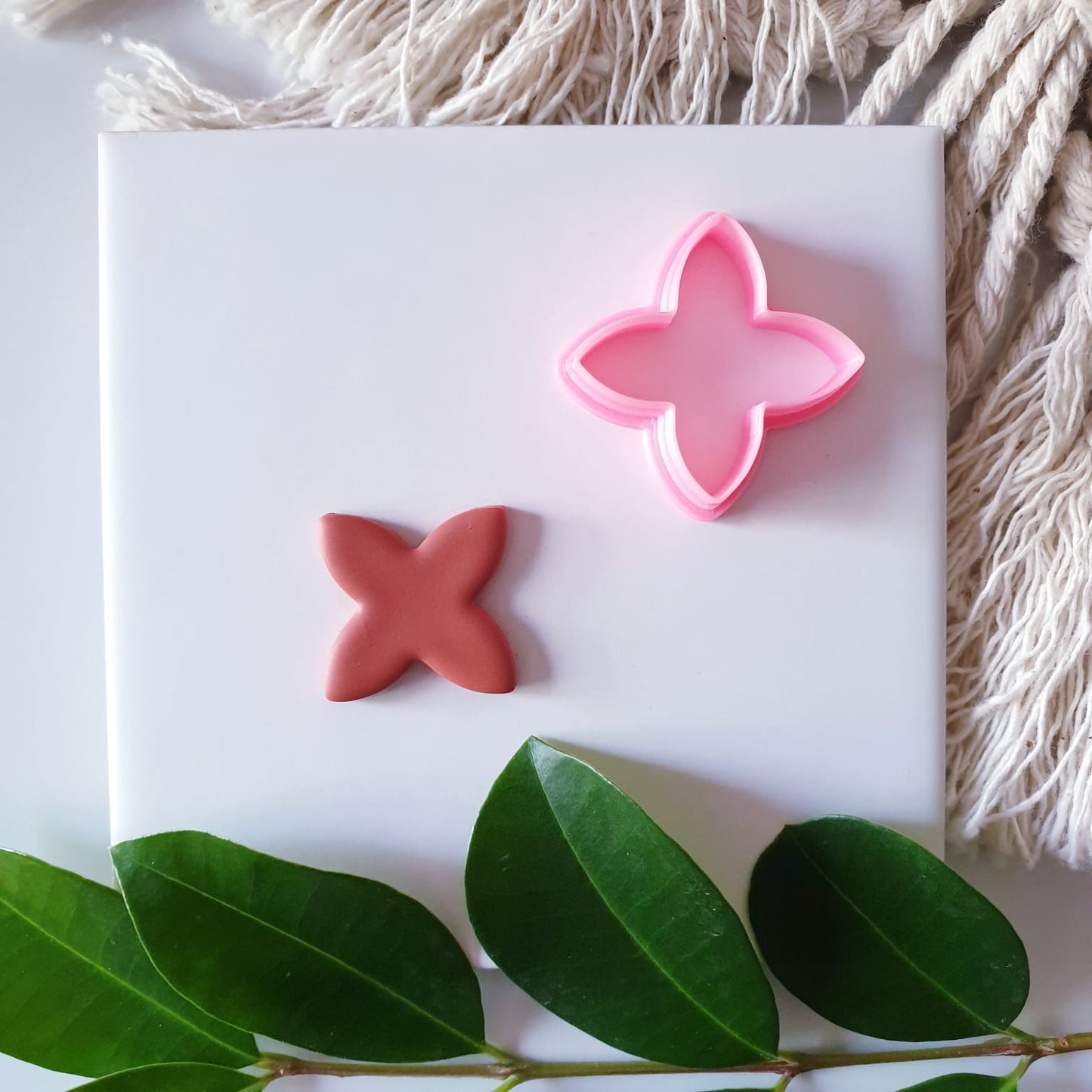 4 POINT LEAF POLYMER CLAY CUTTER