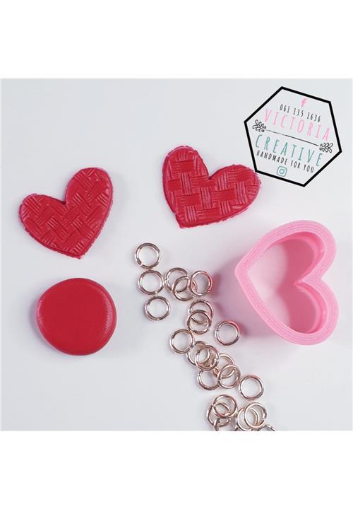 ABSTRACT HEART - POLYMER CLAY CUTTER - VALENTINE'S DAY