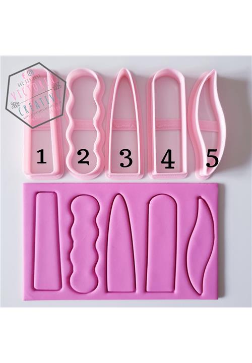 BARRETTE CUTTERS - HAIR CLIP POLYMER CLAY CUTTER