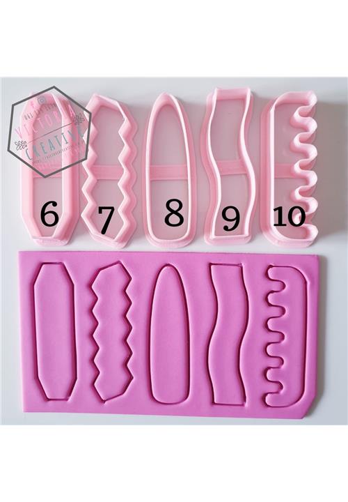 BARRETTE CUTTERS - HAIR CLIP POLYMER CLAY CUTTER 2