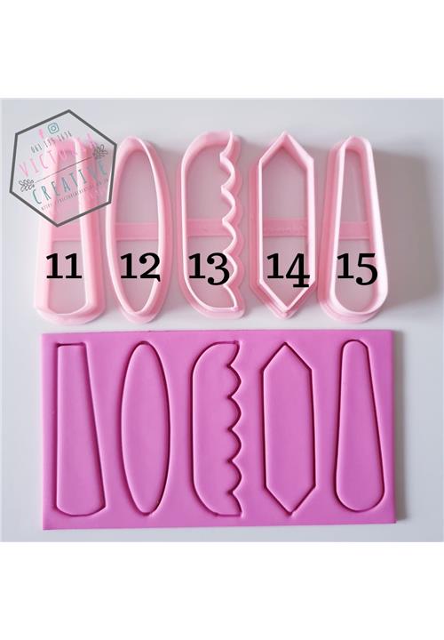 BARRETTE CUTTERS - HAIR CLIP POLYMER CLAY CUTTER 3