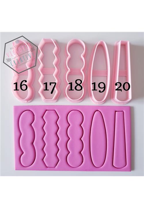 BARRETTE CUTTERS - HAIR CLIP POLYMER CLAY CUTTER 4