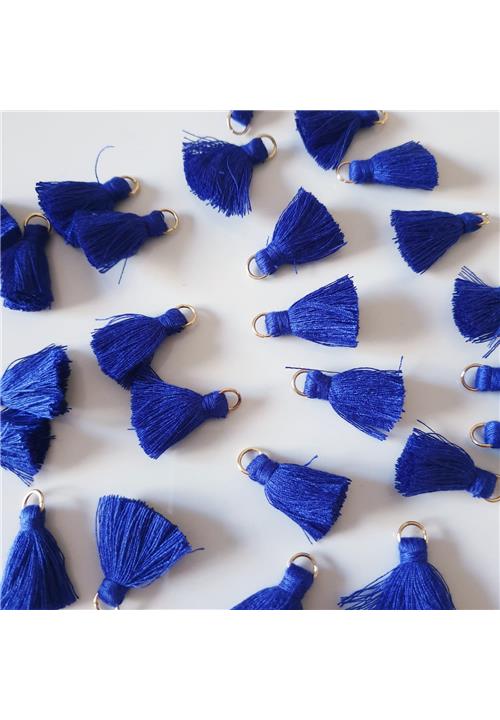 BLUE TASSELS