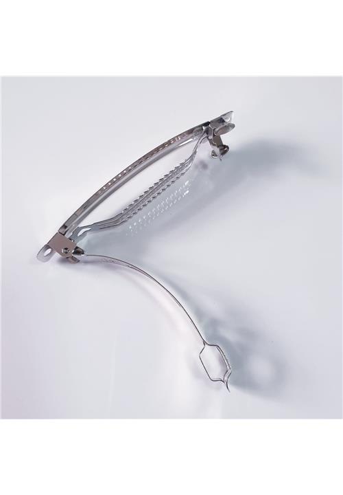 SILVER CLICK HAIR PIN - NICKEL FREE - JEWELLERY FINDINGS