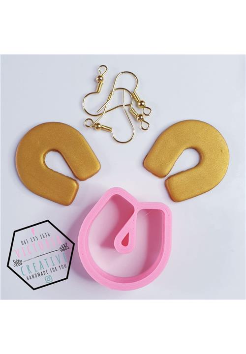 CLOSED U - POLYMER CLAY CUTTER
