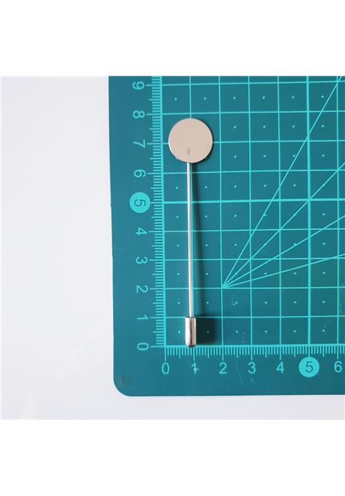 SILVER CORSAGE PIN - NICKEL FREE - JEWELLERY FINDINGS