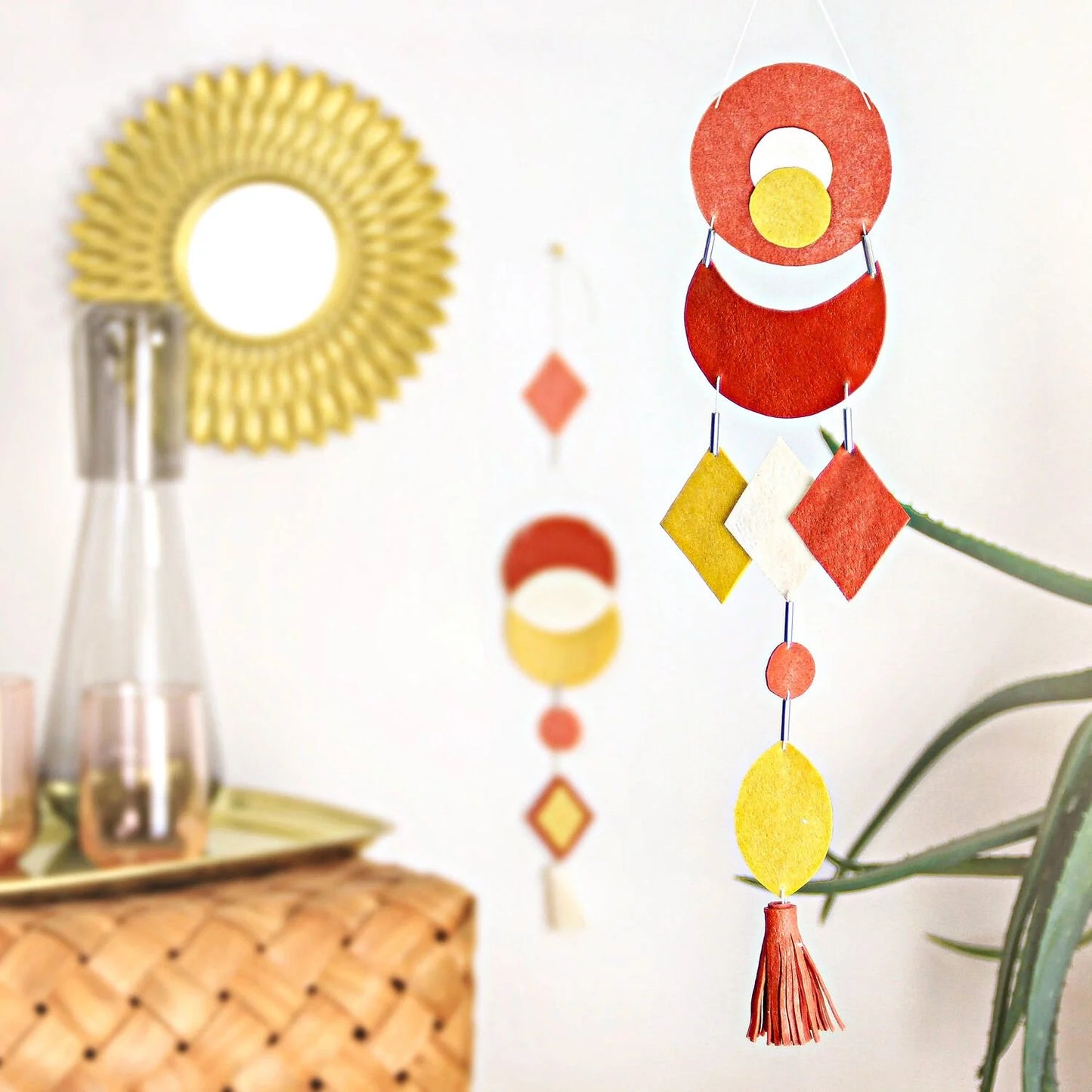 WALL HANING ART LEATHER EFFECT DIY CLAY KIT - FIMO