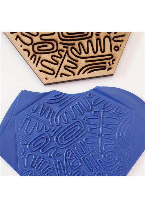 FUN SWIRLY DESIGN EMBOSSING TEXTURE