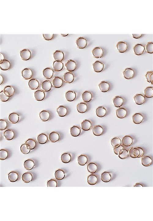 GOLD JUMP RINGS - NICKEL FREE - JEWELLERY FINDINGS