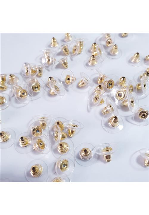 GOLD PLASTIC CAPPED BUTTERFLIES - NICKEL FREE - JEWELLERY FINDINGS